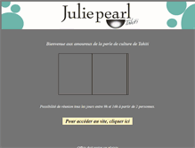 Tablet Screenshot of juliepearlshop.com